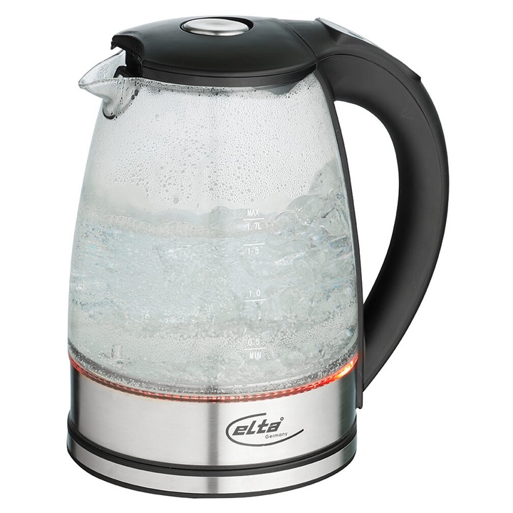 Elektromos vízforraló Elta GWK-2200.3T, Űrtartalom 1,7 L, 1850 W