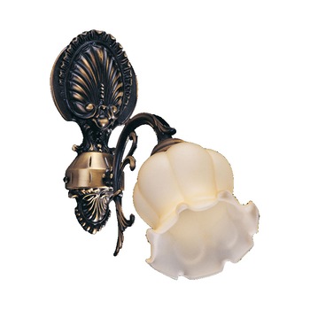 Aplica BUSSY LIGHTING 3026 Bella cu 1 brat, E27, finisaj bronz antic / sticla ananas Aplica BUSSY LIGHTING 3026 Bella cu 1 brat, E27, finisaj bronz antic / sticla ananas