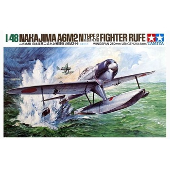 Macheta aeromodele Tamiya Nakajima A6M2N Fighter ( RUFE) 1:48 Tam 61017 Macheta aeromodele Tamiya Nakajima A6M2N Fighter ( RUFE) 1:48 Tam 61017