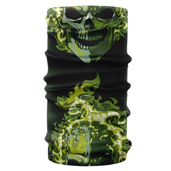 Bandana Liratech, Fire-Skull verde Bandana Liratech, Fire-Skull verde