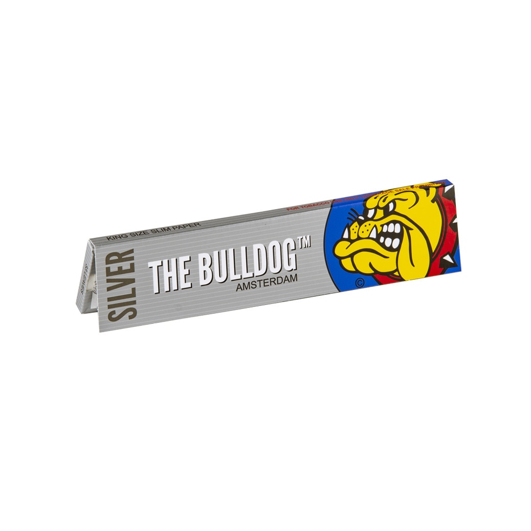 Foite pentru rulat tutun The Bulldog King Size Slim Silver