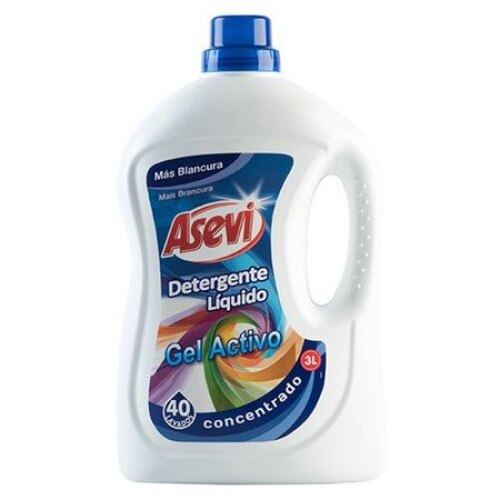 Detergent lichid Asevi Gel Activ 3 l - 40 spalari