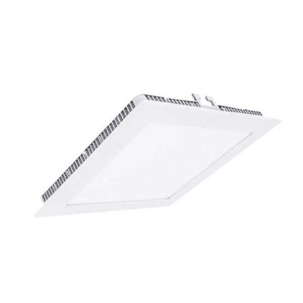 Spot LED patrat, incastrat, 220V, 12W, IP20, 6000K, lumina rece