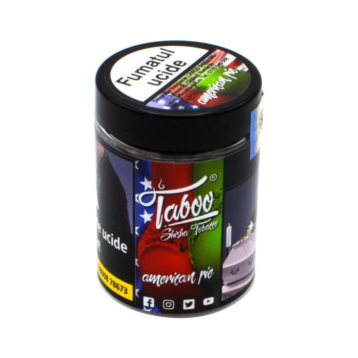 Tutun narghilea, American Pie, Taboo, mere (50g)