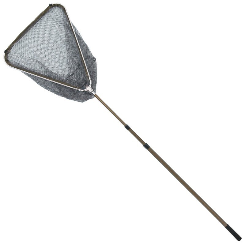 Minciog Pescuit Baracuda XXL Maner Robust, Cap Triunghiular, Telescopic din 3 tronsoane