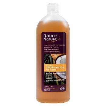 Gel Dus Bio Delicat cu Arome Insulare fara Sulfati Douce Nature 1L Gel Dus Bio Delicat cu Arome Insulare fara Sulfati Douce Nature 1L