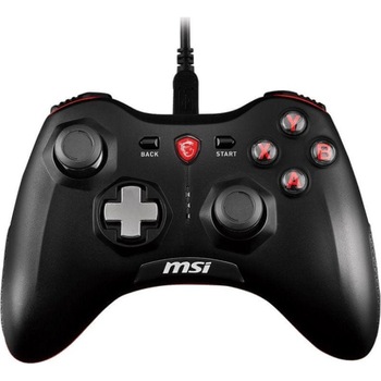 Gamepad MSI Force GC20, cu fir, PC, PS3, Negru Gamepad MSI Force GC20, cu fir, PC, PS3, Negru