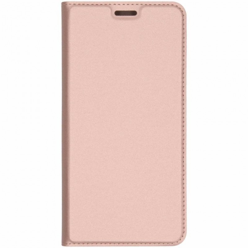 Husa Flip tip carte duxducis skin pro pentru samsung s20, rose gold