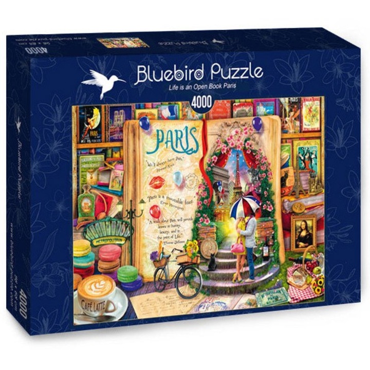 Пъзел Bluebird - Aimee Stewart: Life is an Open Book Paris, 4000 части (Bluebird-Puzzle-70262-P)