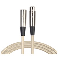 cablu prelungitor conectare audio xlr 3 pin tata la xlr 3 pin mama cablu microfon textil 3 metri gold bbl1478 imagen 38_0_
0