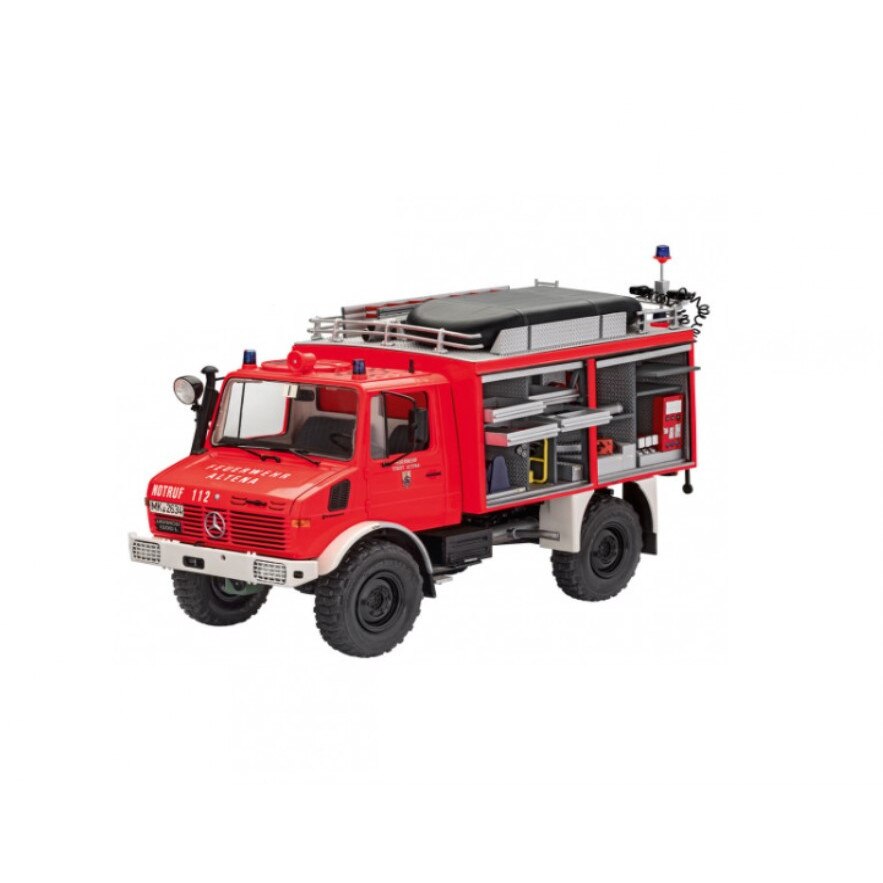 Model de construit Revell 236 piese Schlingmann Unimog RW1