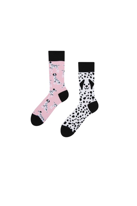 Sosete Sockyzz, Good Mood Eco Friendly Socks - Pink Dalmatians, Multicolor, 35-38 EU