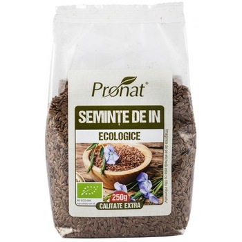 Seminte de In Bio Pronat 250gr Seminte de In Bio Pronat 250gr