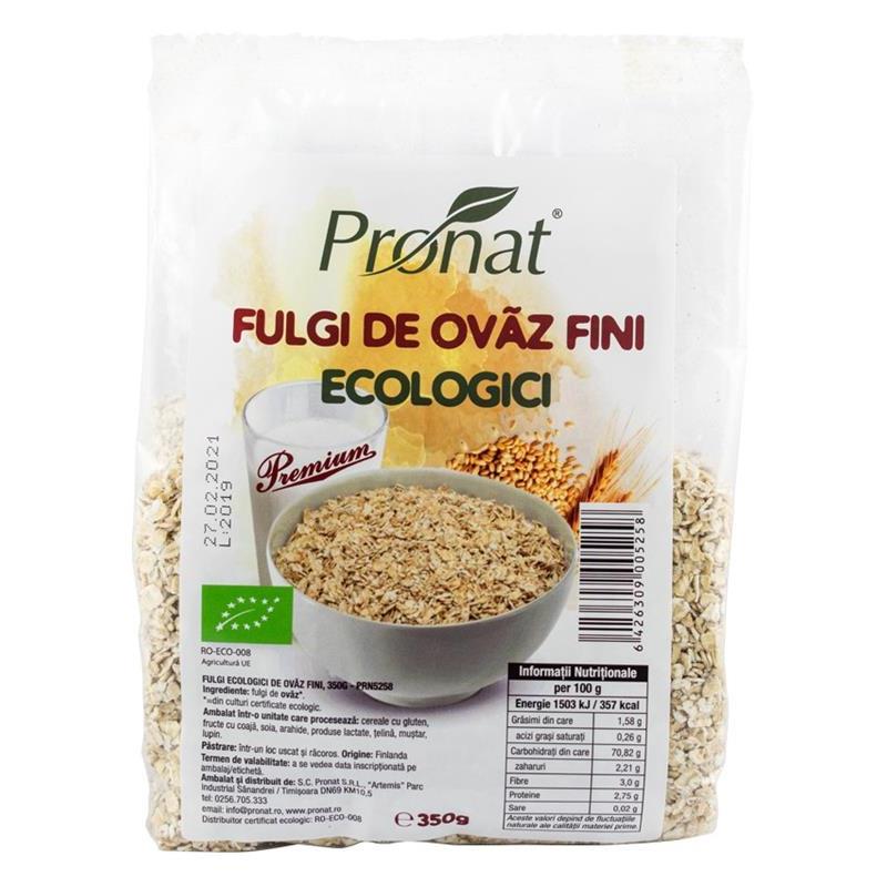Fulgi de Ovaz Fini Bio 350gr Pronat