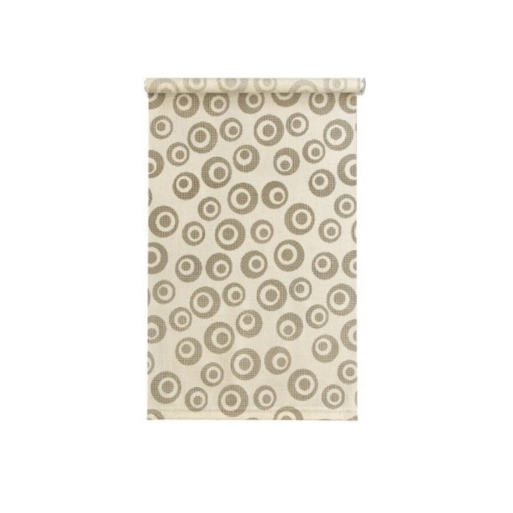 Rulou textil Gaja Mini, MP-3 ,Rolete semi-opac, culoare crem, dimensiuni panza 45 cm x 170 cm