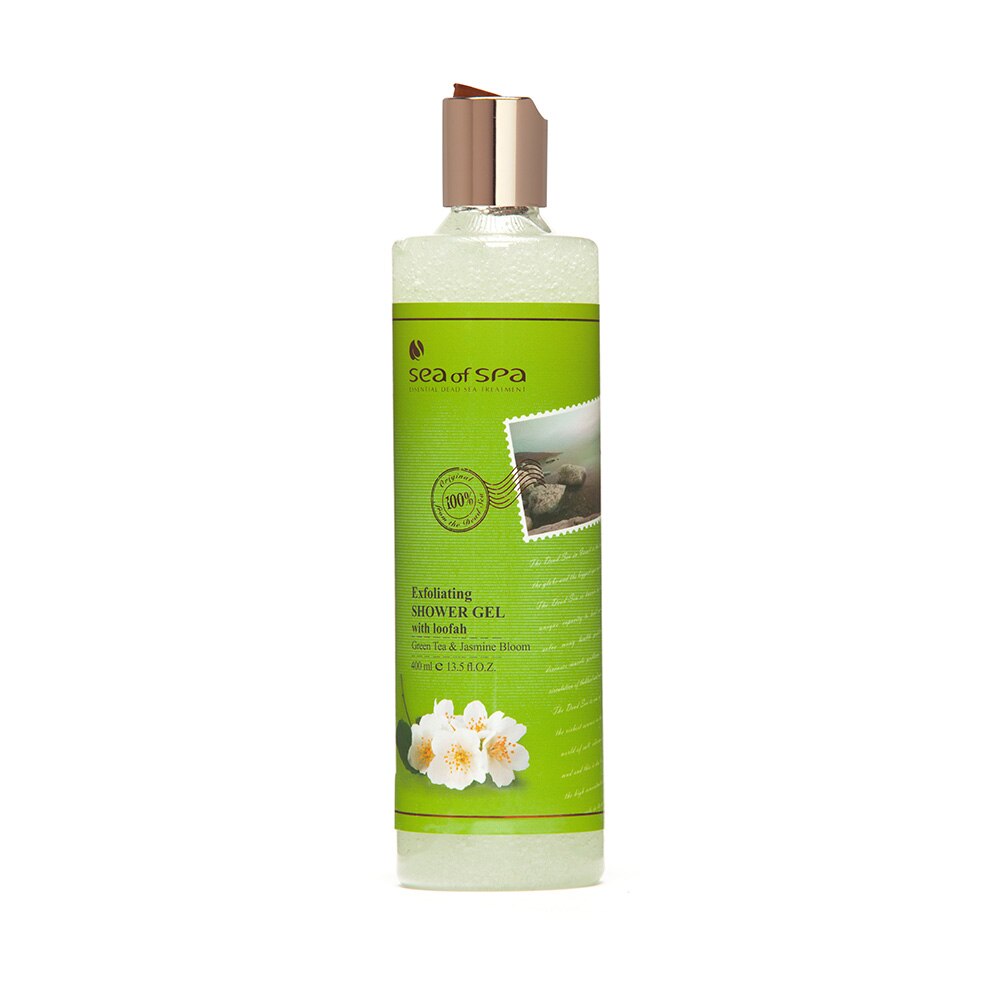 Gel de Dus Exfoliant cu Ceai Verde & Iasomie, General, Sea of Spa, 400ml