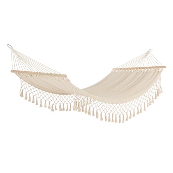 Hamac Lilia, 200x100 cm, poli-bumbac Crem Hamac Lilia, 200x100 cm, poli-bumbac Crem
