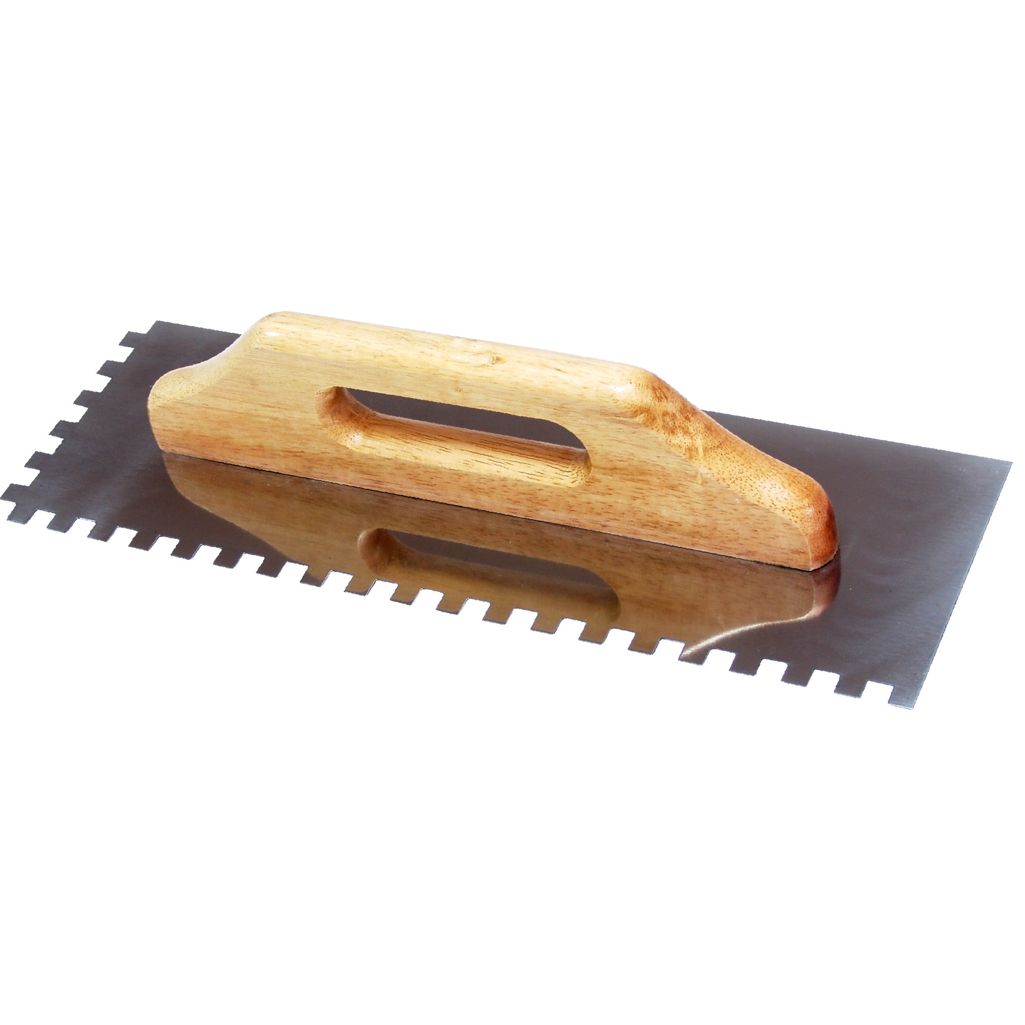 Drisca Zimtata cu Maner de Lemn EvoTools, lungime 400 mm, latime 130 mm