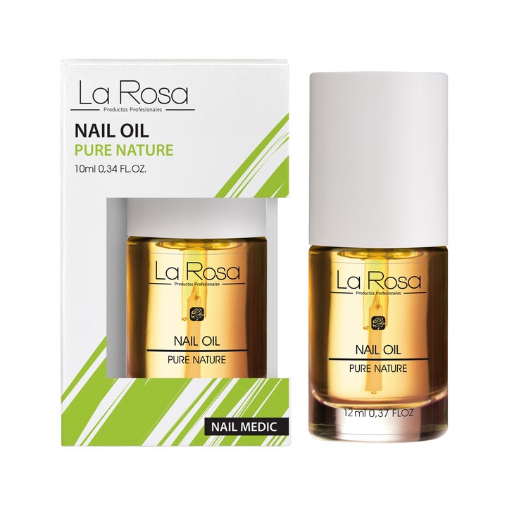Ulei Cuticule cu Migdale, Argan si Jojoba - Hidratare si Protectie, La Rosa, 10 ml