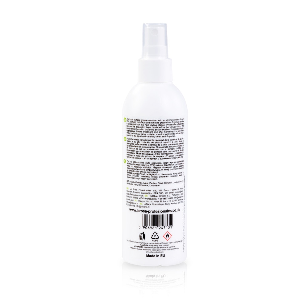 Degresant pentru unghii, La Rosa, Cleaner, SPRAY 250 ml eMAG.ro