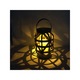 Felinar solar, Globo Lighting, LED, ratan, efect flacara reala, design vintage, maner, 23 cm, IP44
