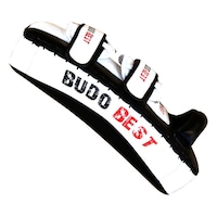 Perna de antrenament, "Fight-Pro", Budo Best, Alb/Negru, Piele ecologica