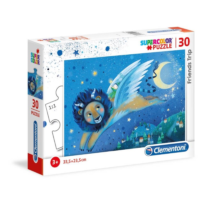 Clementoni 20254 Rejtvény, utazás a barátokkal, 30 darabos