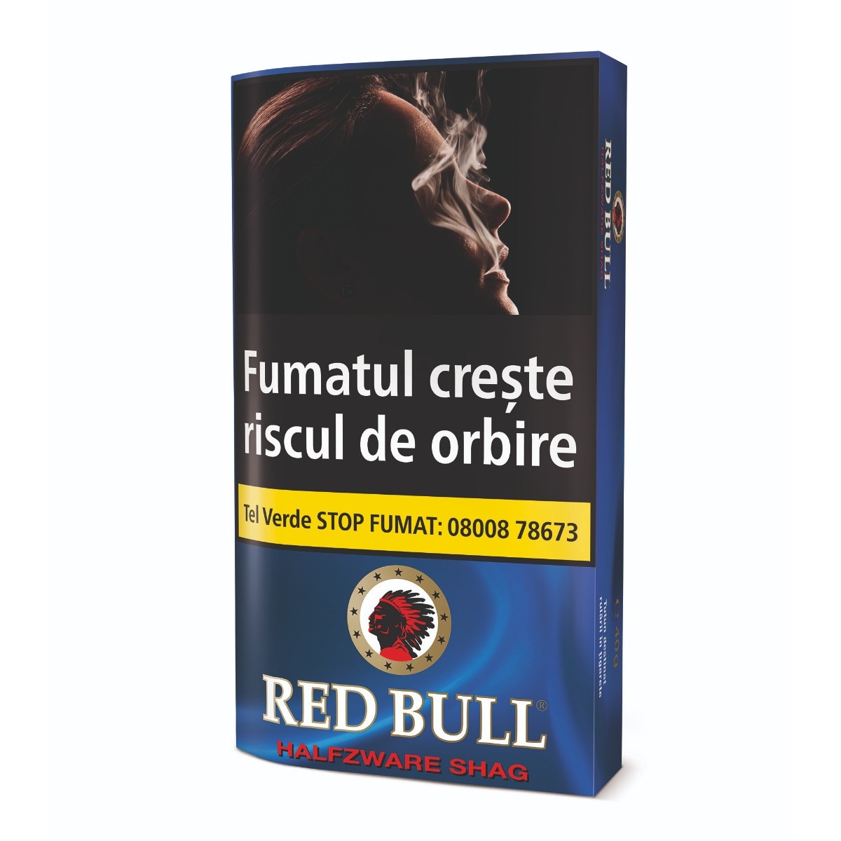 Tutun Red Bull Halfzware, 30g Maduro Bucata
