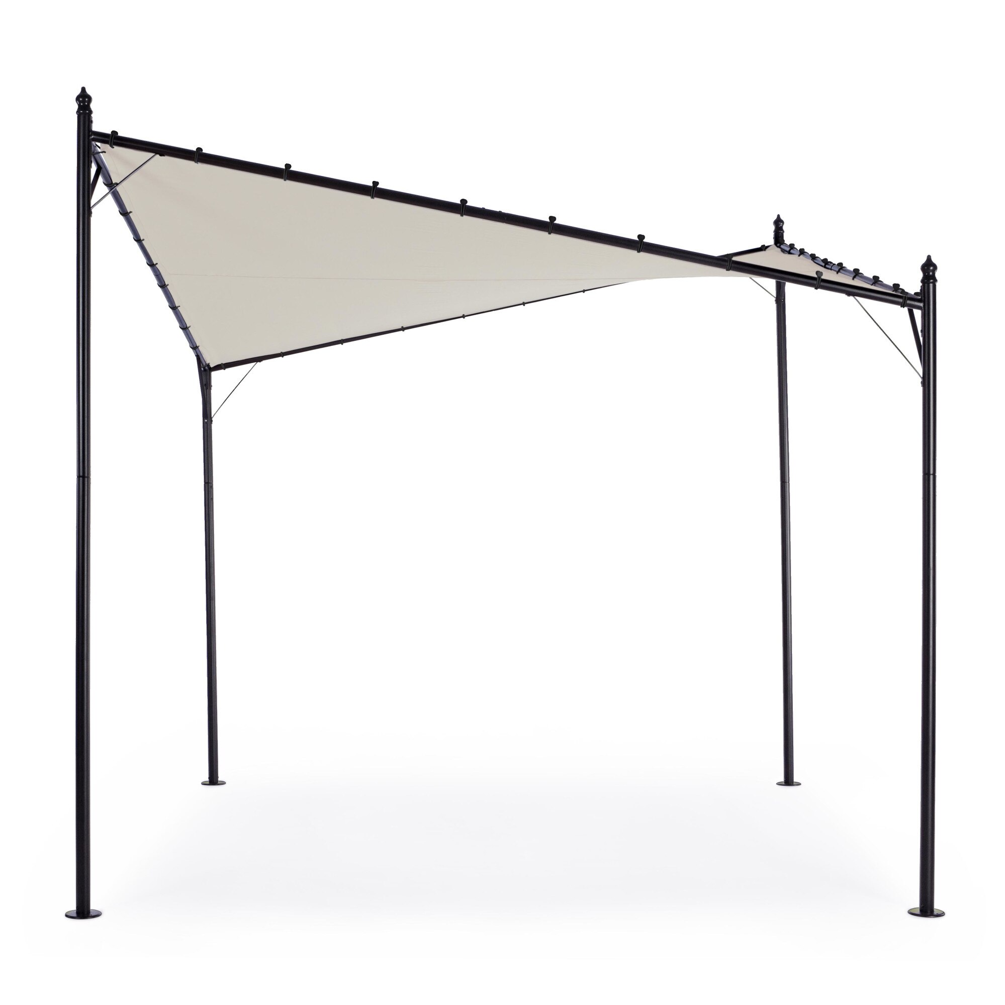 Pavilion Sail, 300x300x215/275 cm, Maro taupe