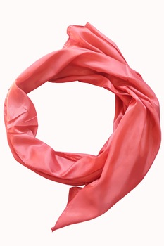 Esarfa matase Lakshmi shop, cadmium orange, 160 x 60 cm Esarfa matase Lakshmi shop, cadmium orange, 160 x 60 cm