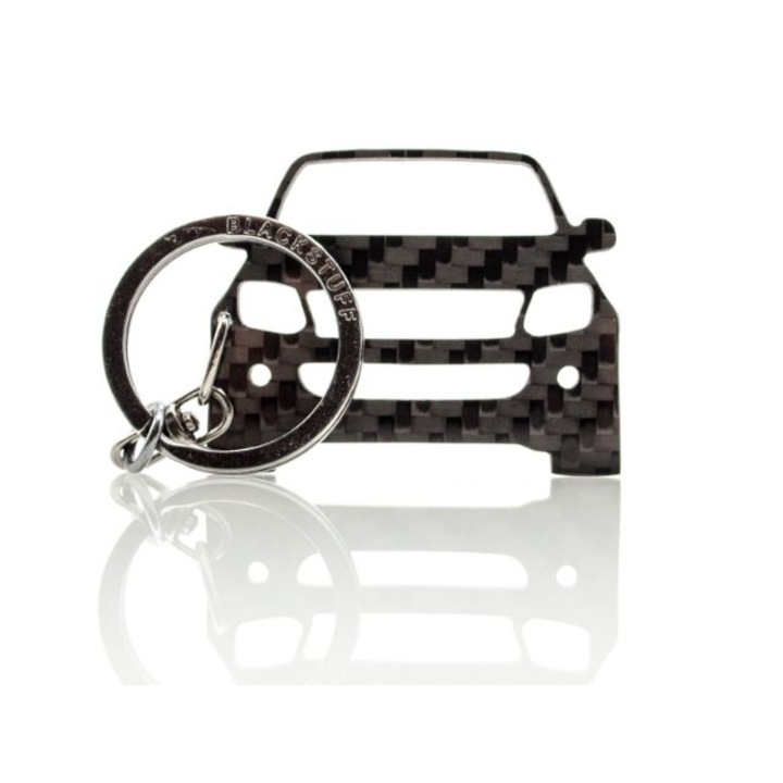 Karbonszálas (genuine carbon fiber) kulcstartó, modell: Amarok