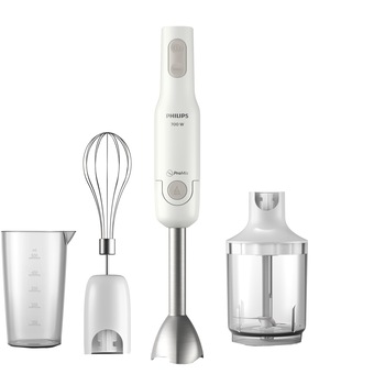 Mixer vertical Philips ProMix HR2545/00, 700 W, 1 setare viteza, Turbo, cana, tel, tocator XL, Alb Mixer vertical Philips ProMix HR2545/00, 700 W, 1 setare viteza, Turbo, cana, tel, tocator XL, Alb