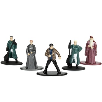 Set 5 figurine metalice Harry Potter, 4 cm Set 5 figurine metalice Harry Potter, 4 cm