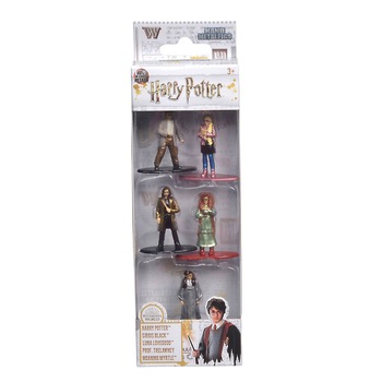 Set 5 figurine metalice Harry Potter Wizarding World, 4 cm Set 5 figurine metalice Harry Potter Wizarding World, 4 cm