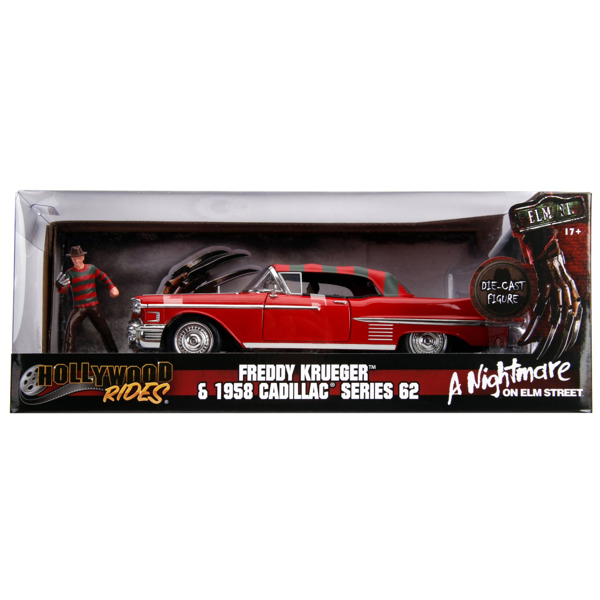 Masinuta diecast Jada Toys - A Nightmare on Elm Street, Cadillac 1958, 1:24