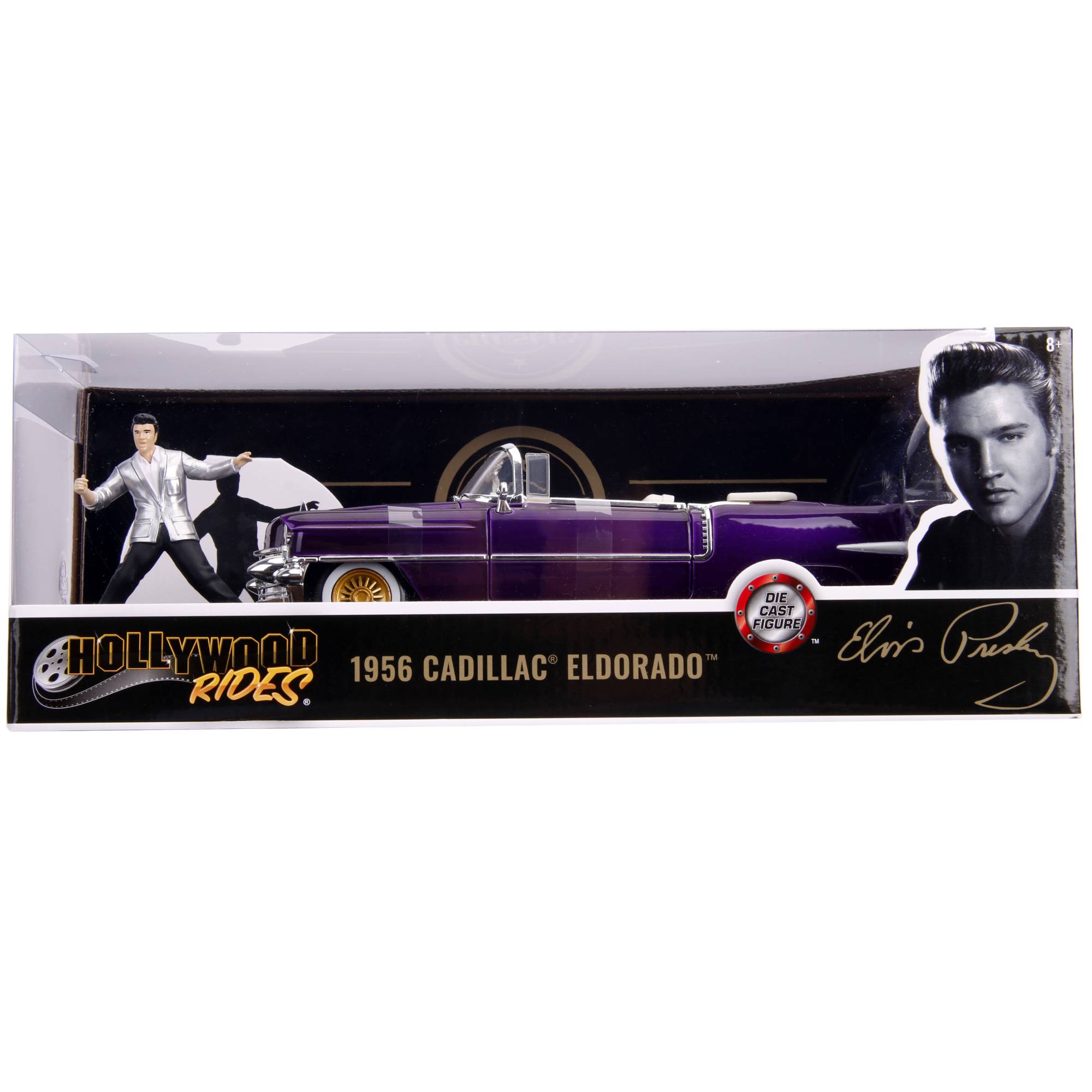 Masinuta diecast Jada Toys - Elvis Presley, Cadillac Eldorado 1956, 1:24