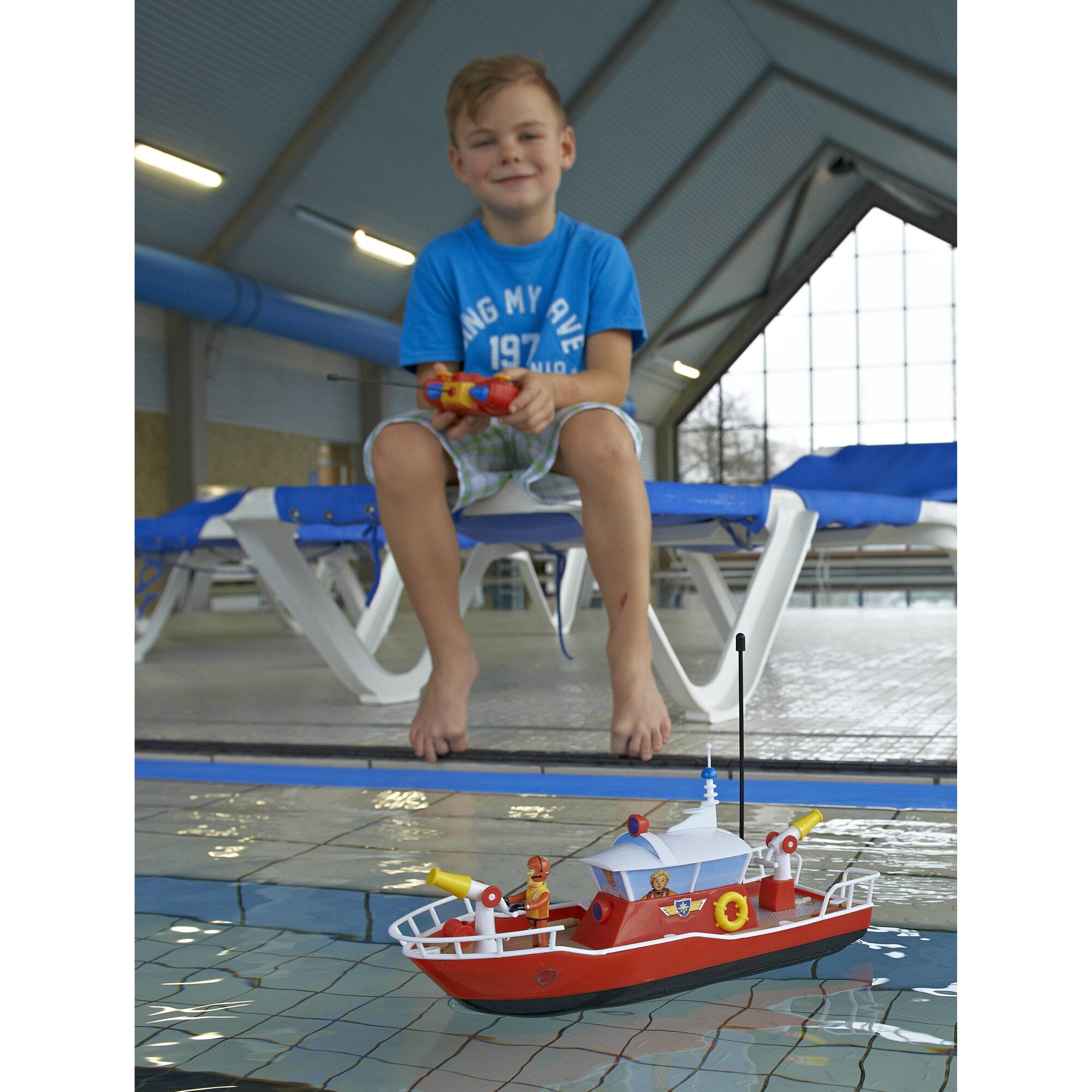 Barca Telecomandata BONSAGLIO GIG 18269 SAM IL POMPIERE BARCA