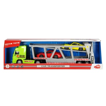 Set camion de transport Dickie Toys, Car Transporter, 1:43 Set camion de transport Dickie Toys, Car Transporter, 1:43