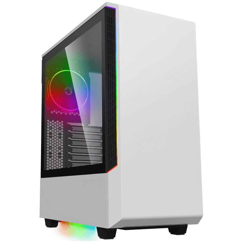 Carcasa Gamemax Panda, Middle Tower, fara sursa, E-ATX, White