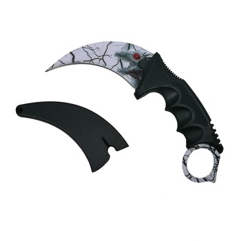 Cutit Karambit, alb, White Daemon, 18.5 cm Cutit Karambit, alb, White Daemon, 18.5 cm