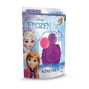 Nisip kinetic, Frozen, Disney, 250 g, mov, 2 forme Elsa si Olaf Nisip kinetic, Frozen, Disney, 250 g, mov, 2 forme Elsa si Olaf