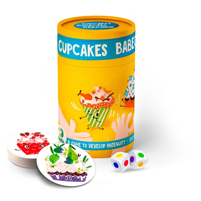 Joc de atentie briose colorate - Dodo