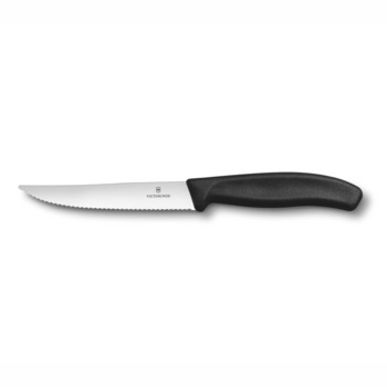 Cutit cu lama zimtata 12cm Victorinox Gourmet Steak negru 6.7933.12 Cutit cu lama zimtata 12cm Victorinox Gourmet Steak negru 6.7933.12