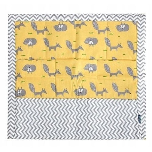 Organizator cu buzunare pentru patut, Inna, W4, Bumbac, Multicolor, 53x60 cm