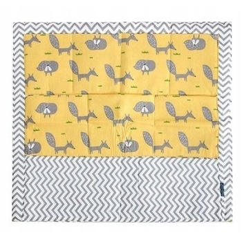 Organizator cu buzunare pentru patut, Inna, W4, Bumbac, Multicolor, 53x60 cm Organizator cu buzunare pentru patut, Inna, W4, Bumbac, Multicolor, 53x60 cm