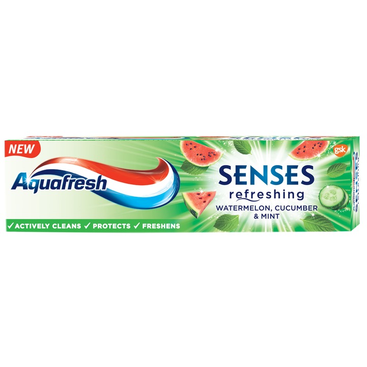 Паста за зъби Aquafresh Senses Watermelon, 75 мл