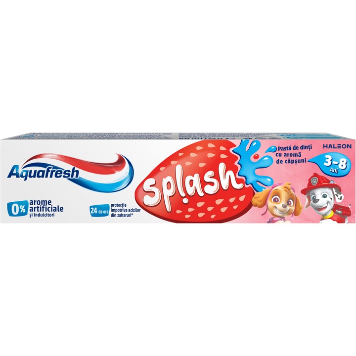 Паста за зъби Aquafresh Splash, 3-8 години, 50 мл