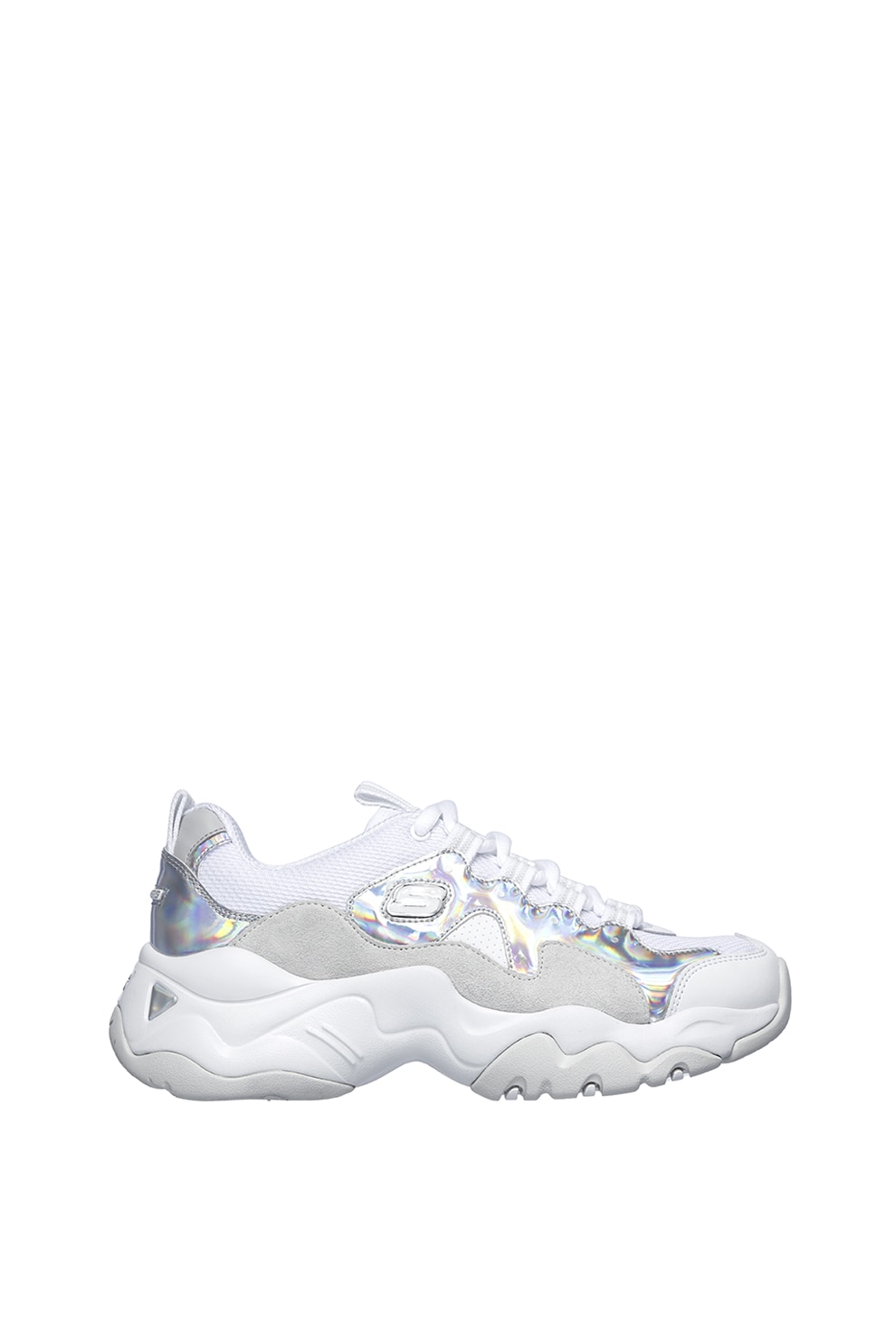 Skechers, Pantofi sport cu insertii din piele D'Lites-Liquid