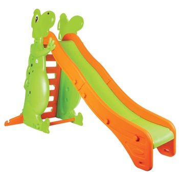 Tobogan copii Pilsan - Big Dino, verde/portocaliu Tobogan copii Pilsan - Big Dino, verde/portocaliu