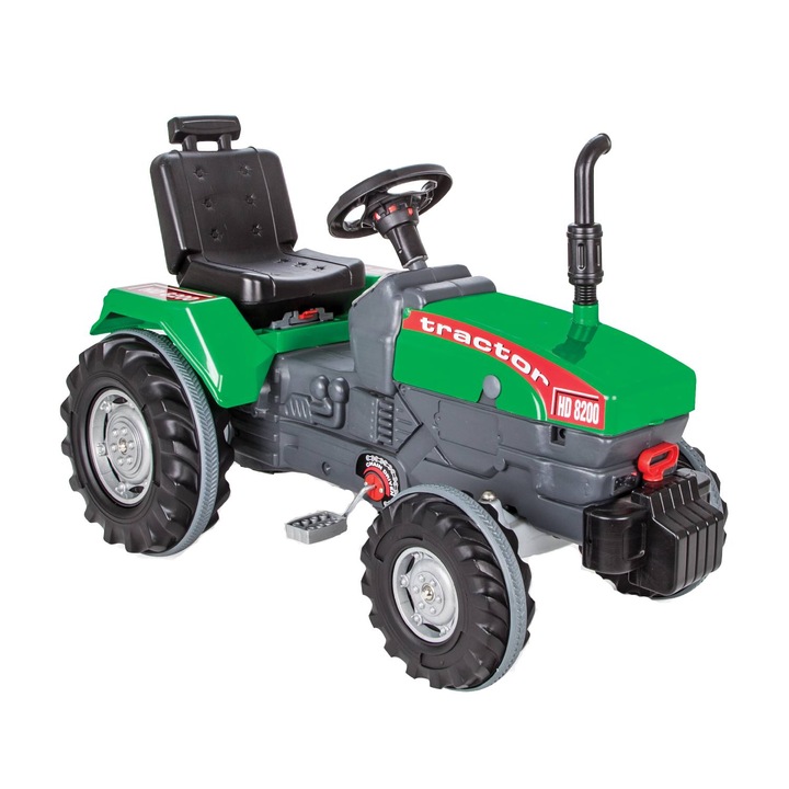 Tractor cu pedale pentru copii Pilsan HD 8200, verde
